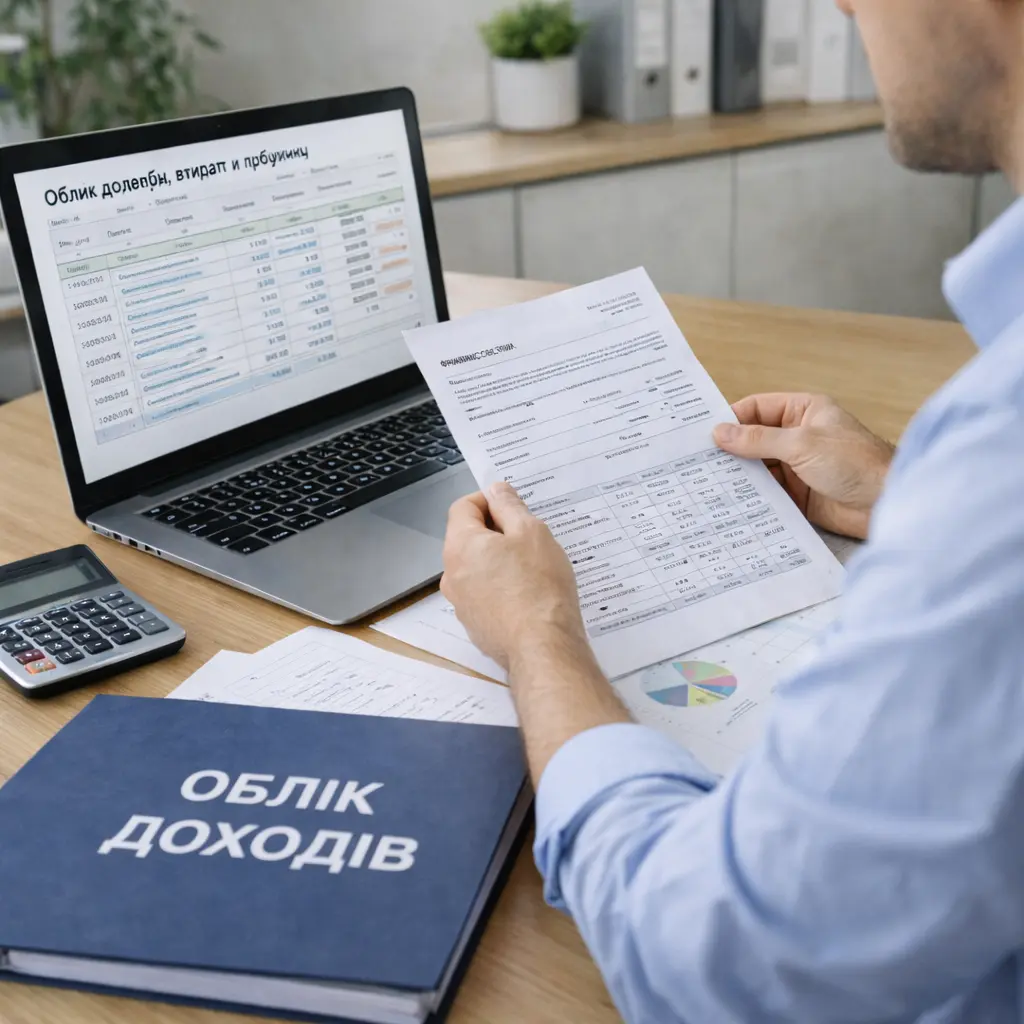 ФОП - ведення обліку доходів